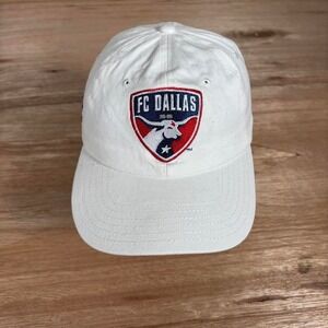 FC Dallas MLS Hat White WinStar World Casino Soccer Baseball Cap Adjustable